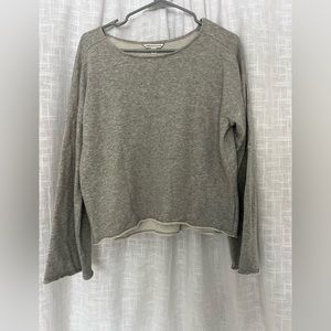 American eagle comfy gray long sleeve